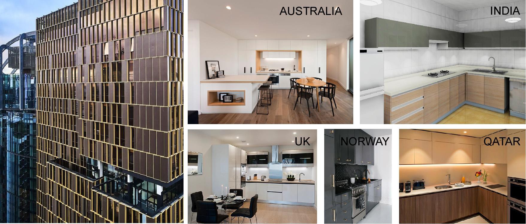 KITCHEN CABINET FACTORY OVERSEAS PROJECT