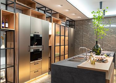 modern modular kitchen cabinet