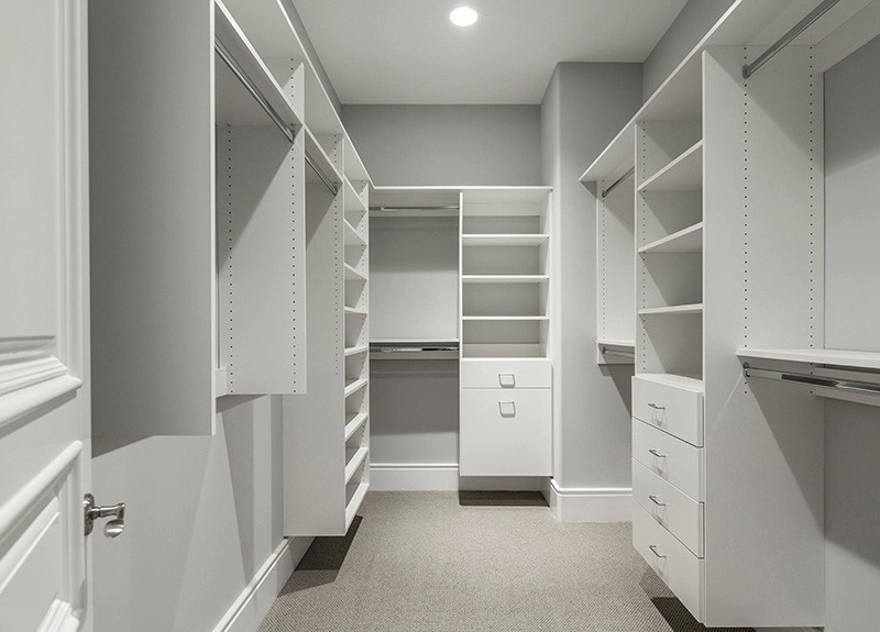 white walk in closet white walk in closet