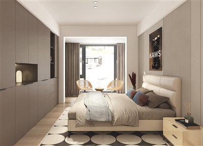 ארון בגדים לחדר שינה מודרני