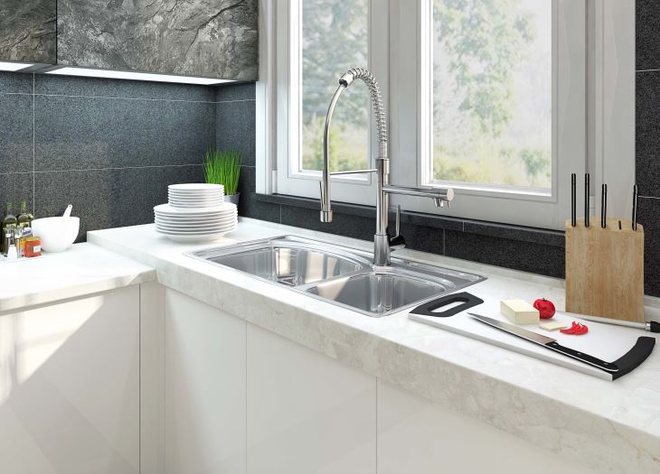 Fashion MFC Melamine Kitchen Cabinet