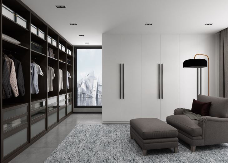 Modern Walk-in Closet
