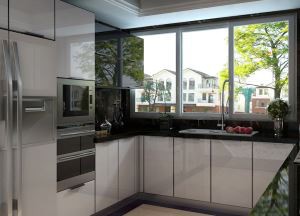 ארונות מטבח לדלת אקריליק