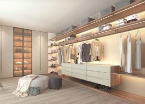 חדר ארונות מודרני