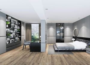 ארון ריהוט לבית מודרני אפור