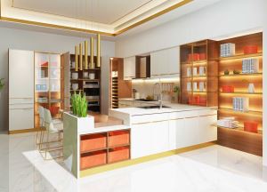 ארונות מטבח Thermofoil בהתאמה אישית