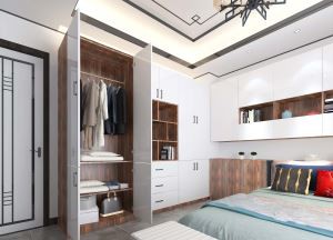 ארון מלתחה מודרני בצורת L